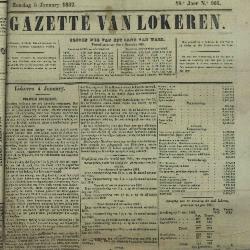 Gazette van Lokeren 05/01/1862