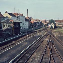 Spoorlijn 59 Spooremplacement Sint- Niklaas 1968
