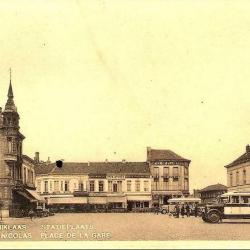 Prentkaart Spoorlijn 59 station Sint- Niklaas 1930
