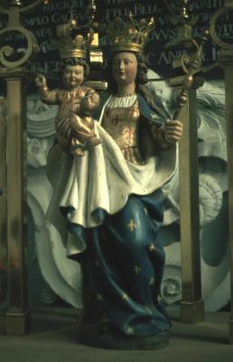 Mariabeeld in de Sint-Petrus-en-Pauluskerk te Kallo